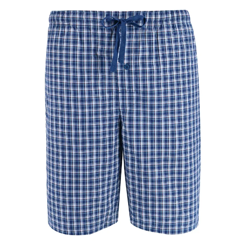 5X / Navy and White Plaid