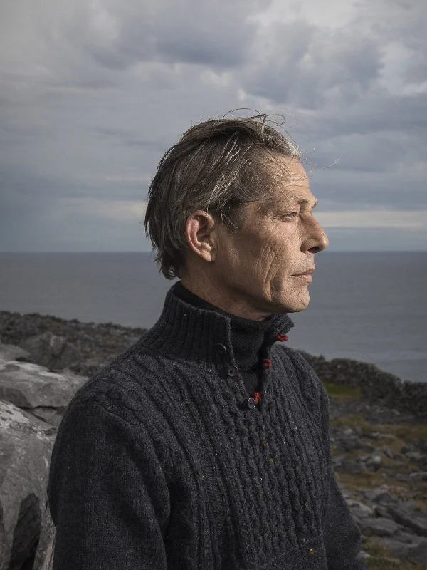 INIS MEAIN Mairtin Sweater GREY