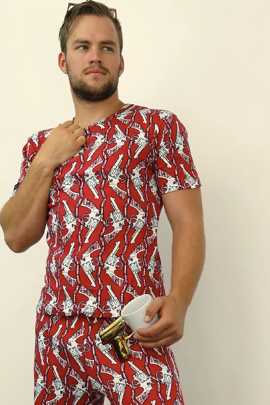 Men's Long Pants Pyjama Set 'The .38 Special'