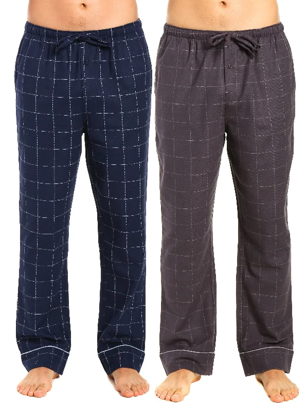 2-Pack (Windowpane Checks Iron-Navy) / M