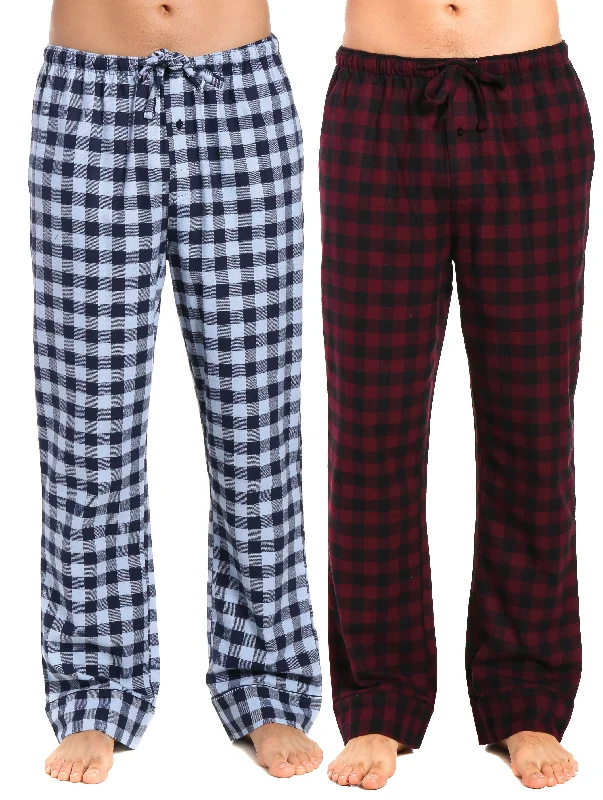 2-Pack (Gingham Navy-Fig-Black) / M