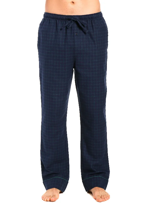 Windowpane Checks - Navy Green / Medium