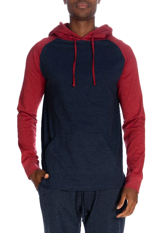 XLarge / heatehr navy red