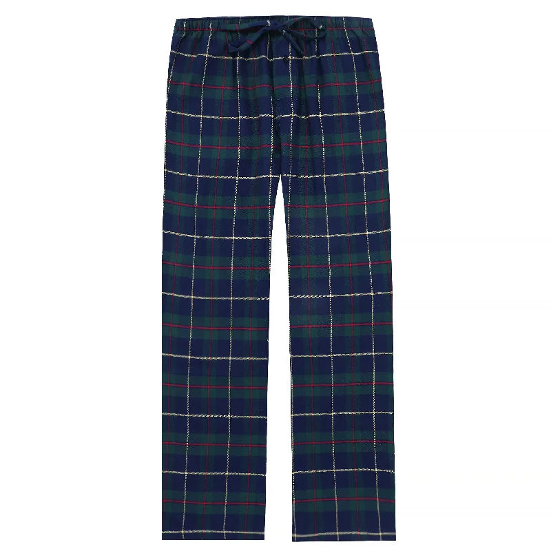 Plaid Navy Green Red / M